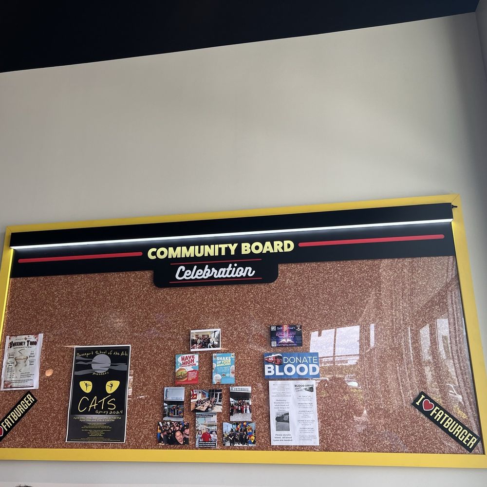 Fatburger - Community board - Burgers Near Me - Celebration, Florida