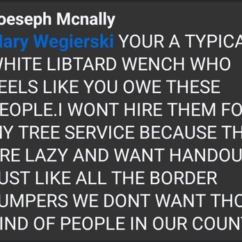 Harlan Tree Service - Angry and rude owner and CEO. Bullies and degrades women and people of color. - Tree Services Near Me - Exton, Pennsylvania