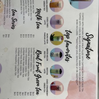 Bober Tea & Coffee - Menu - Bubble Tea Near Me - Folsom, California