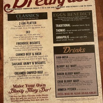 Rams Head Shore House - Breakfast menu 1 - American Near Me - Stevensville, Maryland Rams Head Shore House - Breakfast menu 1 - American Near Me - Stevensville, Maryland