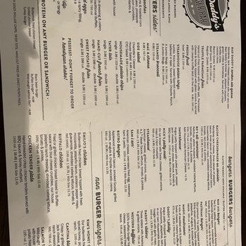 Bad Daddys Burger Bar - Menu - New American Near Me - Greenville, North Carolina Bad Daddys Burger Bar - Menu - New American Near Me - Greenville, North Carolina