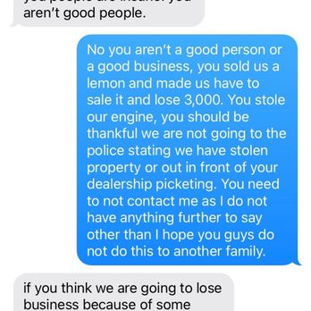 Team Hayes Auto Group - This is his wife harassing my girlfriend - Used Car Dealers Near Me - Eugene, Oregon