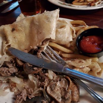 The Mad River Tavern - Steak wrap, Had to take apart to eat any of it. - Bars Near Me - Campton, New Hampshire The Mad River Tavern - Steak wrap, Had to take apart to eat any of it. - Bars Near Me - Campton, New Hampshire
