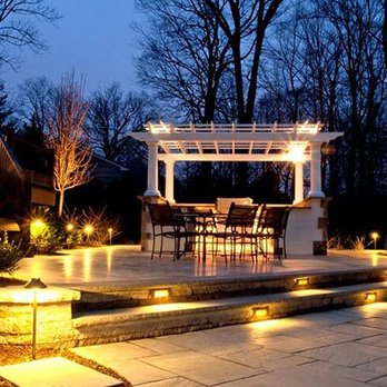 Gh Ramirez & Brothers Landscaping - a patio at night - Landscaping Near Me Gh Ramirez & Brothers Landscaping - a patio at night - Landscaping Near Me