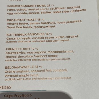 Serenade - Breakfast Menu - Breakfast & Brunch Near Me - Austin, Texas