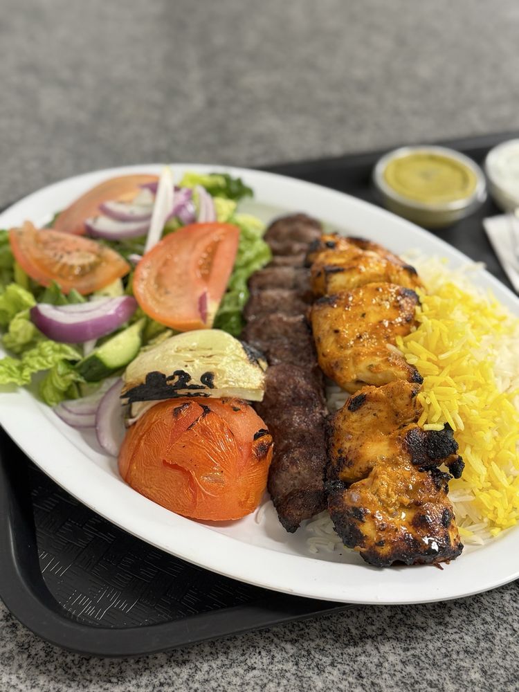 Corner grill