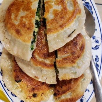 Shan Dong - House Special Pancake Stuffed with Leeks These are amazing. Flip to the back of the menu to find these. Slightly too oily but very homey - Chinese Near Me - Oakland, California Shan Dong - House Special Pancake Stuffed with Leeks These are amazing. Flip to the back of the menu to find these. Slightly too oily but very homey - Chinese Near Me - Oakland, California