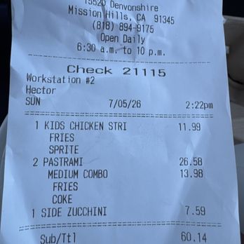 Holiday Burger - Price increase - Burgers Near Me - Mission Hills, California