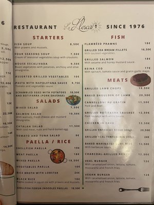 Menu photo 2 La Llesca Barcelona, B