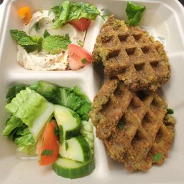 Falafel Waffles!!!!! :-)