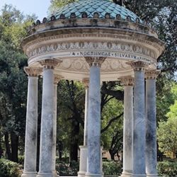 Parco Villa Borghese - Where my husband and I will be renewing our vows tomorrow evening on our 35th wedding anniversary. We went to check out the area today.