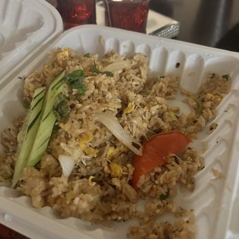 Brok Da Mout - Uh-mazing crab fried rice. Sorry, half gone. - Thai Near Me - Pearl City, Hawaii Brok Da Mout - Uh-mazing crab fried rice. Sorry, half gone. - Thai Near Me - Pearl City, Hawaii