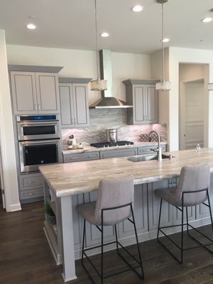 Kitchen Remodel - Transform your kitchen with the help of our expert team! Our team consists of an interior designer, general contractor, project manager, custom cabinet designer and installation team, so you can guarantee your project will be in good hands. From sleek countertops to custom cabinetry, we specialize in delivering the kitchen of your dreams. Quality craftsmanship, timely completion, and satisfaction guaranteed. Reach out to us today for your free consultation! Kitchen Remodel - Transform your kitchen with the help of our expert team! Our team consists of an interior designer, general contractor, project manager, custom cabinet designer and installation team, so you can guarantee your project will be in good hands. From sleek countertops to custom cabinetry, we specialize in delivering the kitchen of your dreams. Quality craftsmanship, timely completion, and satisfaction guaranteed. Reach out to us today for your free consultation!