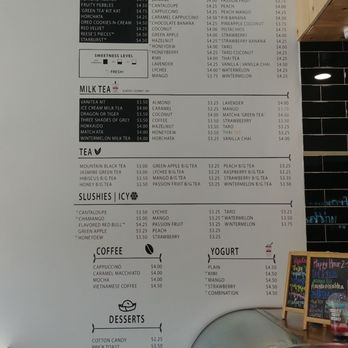 Vanitea Café - Vanitea Café | Wall Menu. - Coffee & Tea Near Me - Chula Vista, California