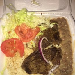 a meal in a styrofoam container a meal in a styrofoam container