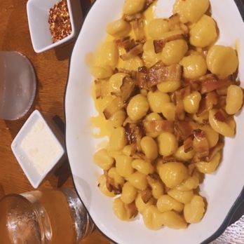 Monello - Gluten free gnocchi with carbonara sauce - Italian Near Me - San Diego, California