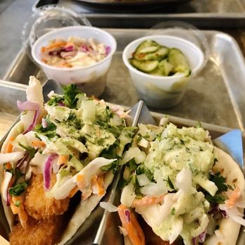 Ponko Chicken - Chicken taco, tofu taco, OG wings, Coleslaw, Pickles - Asian Fusion Near Me - Atlanta, Georgia
