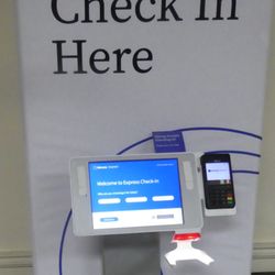 Labcorp - White card holder is where I placed my IDs which were scanned.  I never relinquished possession of my IDs.