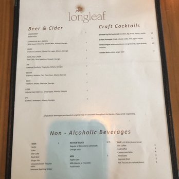 Longleaf - Wine beer and cocktail - New American Near Me - Atlanta, Georgia