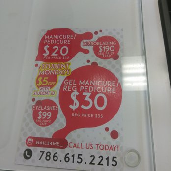 Nails 4 Me - Great prices! - Nail Salons Near Me - Miami, Florida