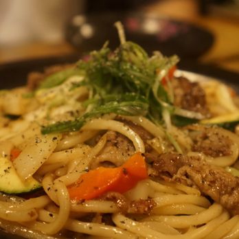 Anji Izakaya - stir fried udon - Japanese Near Me - Thornhill, Ontario Anji Izakaya - stir fried udon - Japanese Near Me - Thornhill, Ontario