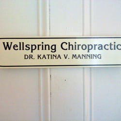 Katina V Manning, DC - Wellspring Chiropractic