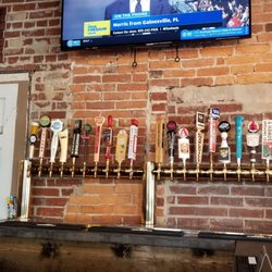 Decent beer selection and neat ambiance.