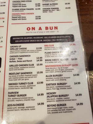 Menu photo 3 Kelly's at the Village Allen, TX