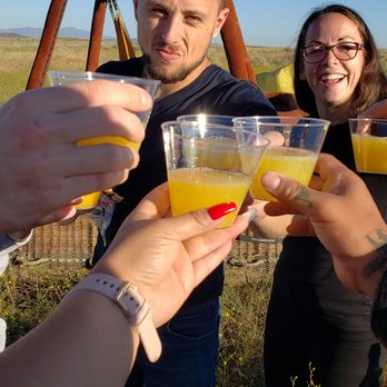 Compass Balloons - Cheers to meeting new friends - Hot Air Balloons Near Me - Temecula, California