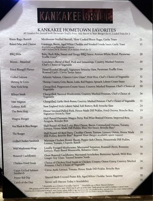 Menu photo 4 Kankakee Grille New Buffalo New Buffalo, MI