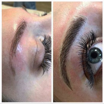 Infinibrow Microblading - Before and after. Visit Infinibrow.com for more pictures. - Permanent Makeup Near Me - Visalia, California