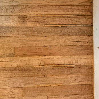 My Affordable Flooring - It would have cost $400 to replace these boards so they just slathered them in putty. - Flooring Near Me - Sturtevant, Wisconsin