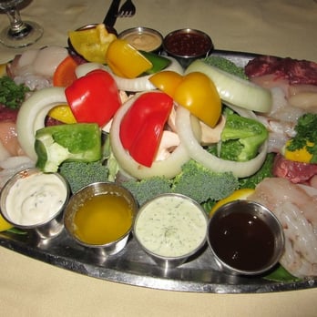 Geja's Cafe - prince geja's combo: beef, chicken, shrimp, lobster, scallops - Fondue Near Me - Chicago, Illinois
