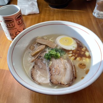 Ohkami Ramen - Paitan Ramen with boiled egg - Ramen Near Me - Staten Island, New York