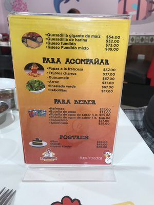 Menu photo 1 Pollo Feliz Playa del Carmen, ROO