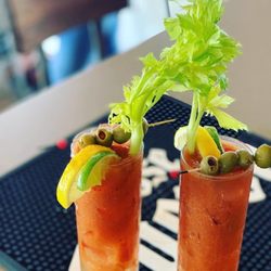 Max's Bar And Grill - Our homemade bloody Mary's !