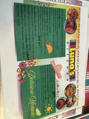 Menu photo 2 Lunas kitchen Los Lunas, NM