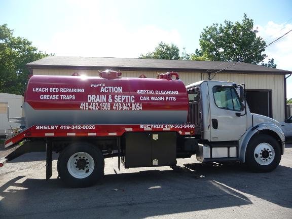 Slide of Action Drain & Septic