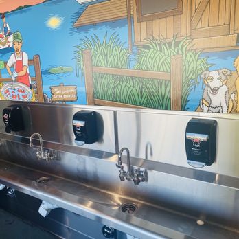 The Boiling Crab - Bathroom decor and sinks - Cajun/Creole Near Me - Tustin, California The Boiling Crab - Bathroom decor and sinks - Cajun/Creole Near Me - Tustin, California