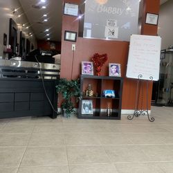 Bubbly's Threading & Salon - The waiting area