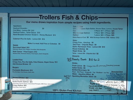 Menu photo 1 Trollers Fish & Chips Nanaimo, BC Menu photo 1 Trollers Fish & Chips Nanaimo, BC