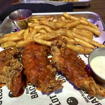 Harkins Norterra BackLot - Tenders .. not mixed with sauce just splashed on as you can see - Arcades Near Me - Phoenix, Arizona Harkins Norterra BackLot - Tenders .. not mixed with sauce just splashed on as you can see - Arcades Near Me - Phoenix, Arizona