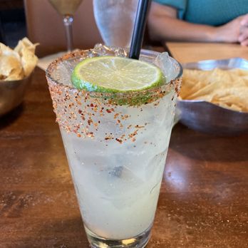 Mi Dia From Scratch - Hand shaken margarita on the rocks with tajin on the rim - Mexican Near Me - Grapevine, Texas Mi Dia From Scratch - Hand shaken margarita on the rocks with tajin on the rim - Mexican Near Me - Grapevine, Texas
