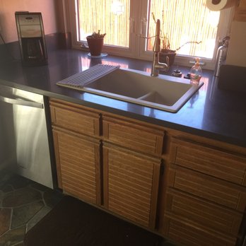 Custom Kitchen Counters - Before and After - General Contractors Near Me