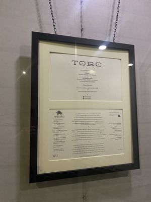 Menu photo 3 TORC Napa, CA
