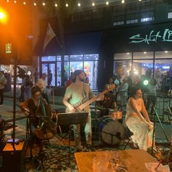 Live band by. High West.