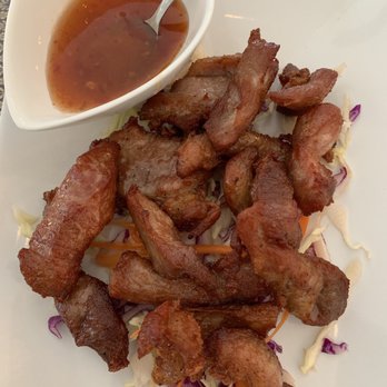 Thai Mango - Moo Dad Diew- Kinda like pork jerky. - Thai Near Me - Sacramento, California Thai Mango - Moo Dad Diew- Kinda like pork jerky. - Thai Near Me - Sacramento, California