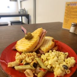 The Twisted Bistro - The Nevada Bad Boy, with our pasta salads! They wanted to try both!