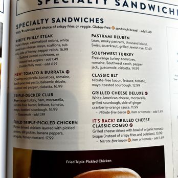 Silver Diner - Sandwich Menu - Breakfast & Brunch Near Me - Nottingham, Maryland