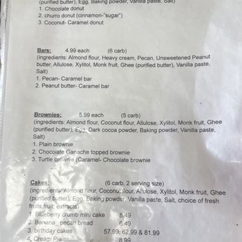Keto Bakery - Desserts Near Me - Orange, California